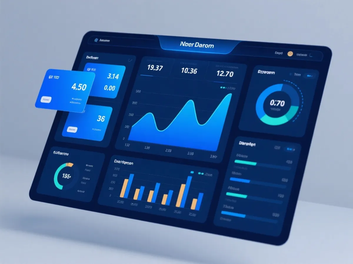 乐彩网数据可视化平台界面